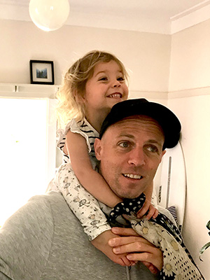 Dr. Philipp Peltz with his niece